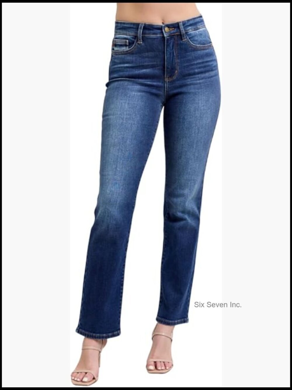 Straight Leg Jeans with Thermal Technology - Regular Fit